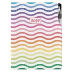 Kalendarz książkowy DESIGN tygodniowy A4 2027 polski - Kolory