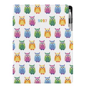 Kalendarz książkowy DESIGN tygodniowy A4 2027 polski - Sowa