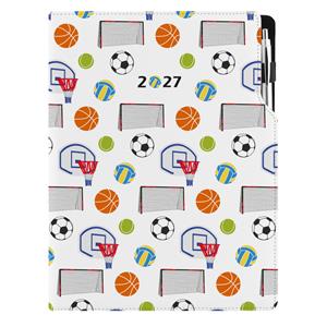 Kalendarz książkowy DESIGN tygodniowy A4 2027 polski - Sport