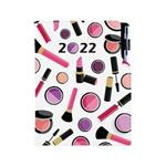 Kalendarz książkowy DESIGN tygodniowy A5 2022 polski - Make up