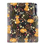 Kalendarz książkowy DESIGN tygodniowy A5 2027 polski - czarny - Lis 