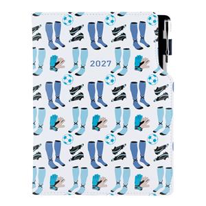 Kalendarz książkowy DESIGN tygodniowy A5 2027 polski - Fotball