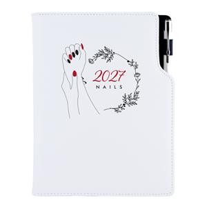 Kalendarz książkowy DESIGN tygodniowy A5 2027 polski - Nails