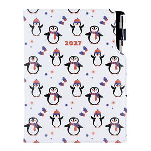 Kalendarz książkowy DESIGN tygodniowy A5 2027 polski - Pingwin