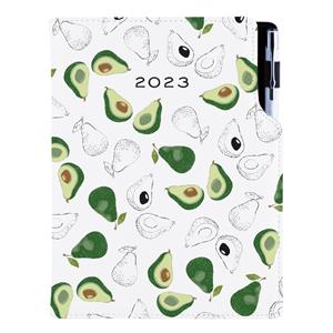 Kalendarz książkowy DESIGN tygodniowy B5 2023 - Awokado
