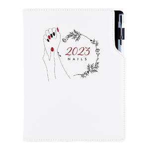 Kalendarz książkowy DESIGN tygodniowy B5 2023 polski - Nails