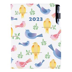 Kalendarz książkowy DESIGN tygodniowy B5 2023 - Ptaki