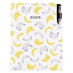 Kalendarz książkowy DESIGN tygodniowy B5 2025 polski - Banan