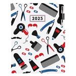 Kalendarz książkowy DESIGN tygodniowy B5 2025 polski - Barber