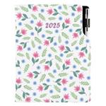 Kalendarz książkowy DESIGN tygodniowy B5 2025 polski - Wiosenne kwiaty