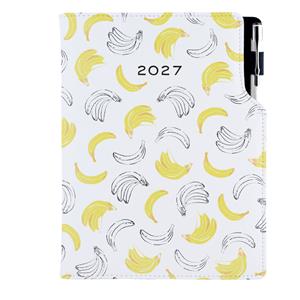 Kalendarz książkowy DESIGN tygodniowy B5 2027 polski - Banan