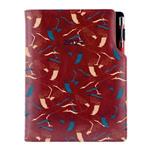 Kalendarz książkowy DESIGN tygodniowy B5 2027 polski - bordo - Żuraw