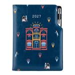 Kalendarz książkowy DESIGN tygodniowy B5 2027 polski - granatowy - Hotel