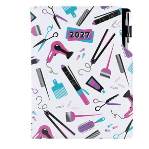 Kalendarz książkowy DESIGN tygodniowy B5 2027 polski - Hairdresser