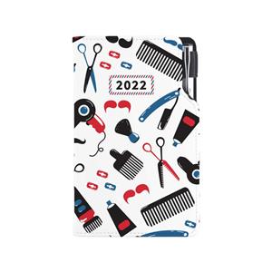 Kalendarz książkowy DESIGN tygodniowy kieszonkowy 2022 słowacki - Barber