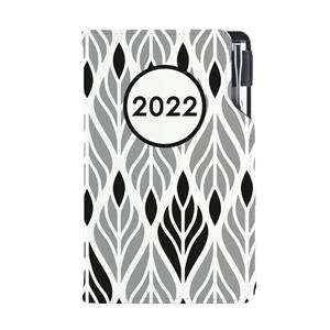 Kalendarz książkowy DESIGN tygodniowy kieszonkowy 2022 słowacki - Ziarno