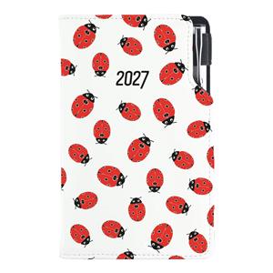 Kalendarz książkowy DESIGN tygodniowy kieszonkowy 2027 polski - Biedronka