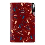 Kalendarz książkowy DESIGN tygodniowy kieszonkowy 2027 polski - bordo - Żuraw