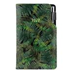 Kalendarz książkowy DESIGN tygodniowy kieszonkowy 2027 polski - czarny - Paproć