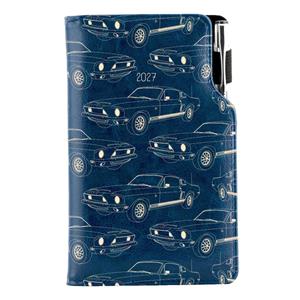 Kalendarz książkowy DESIGN tygodniowy kieszonkowy 2027 polski - granatowy - Mustang