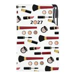 Kalendarz książkowy DESIGN tygodniowy kieszonkowy 2027 polski - Make up 