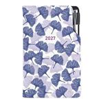 Kalendarz książkowy DESIGN tygodniowy kieszonkowy 2027 polski - Miłorząb