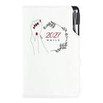 Kalendarz książkowy DESIGN tygodniowy kieszonkowy 2027 polski - Nails