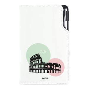 Kalendarz książkowy DESIGN tygodniowy kieszonkowy 2027 polski - Rzym