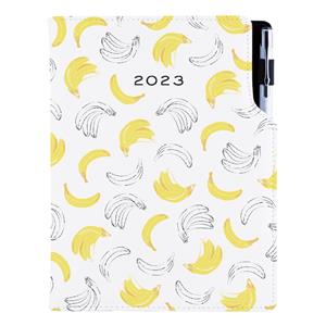 Kalendarz książkowy DESIGN tygodniowy mieszany A5 2023 - Banan