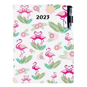 Kalendarz książkowy DESIGN tygodniowy mieszany A5 2023 - Flaming