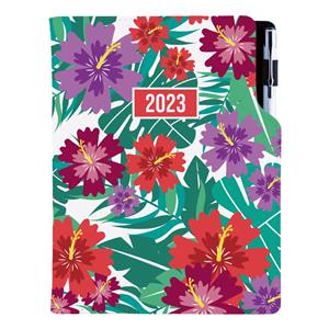 Kalendarz książkowy DESIGN tygodniowy mieszany A5 2023 - Tropic