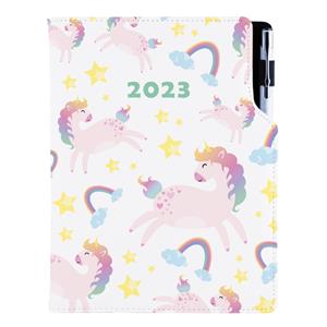 Kalendarz książkowy DESIGN tygodniowy mieszany A5 2023 - Unicorn