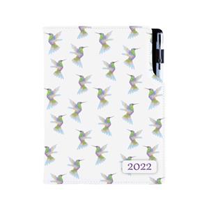 Kalendarz książkowy DESIGN tygodniowy z notesem A5 2022 - Koliber
