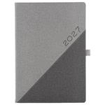 Kalendarz książkowy DIEGO tygodniowy A4 2027 polski - szary/szary