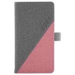 Kalendarz książkowy DIEGO tygodniowy kieszonkowy 2027 polski - szary/różowy