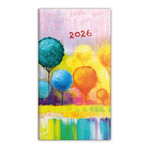 Kalendarz książkowy dwutygodniowy 2026 kieszonkowy - Napoli - design 7
