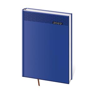 Kalendarz książkowy dzienny A5 2022 Gommato - niebieski
