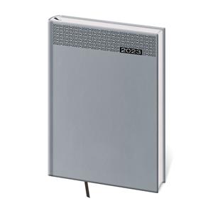 Kalendarz książkowy dzienny A5 2023 Gommato - szary