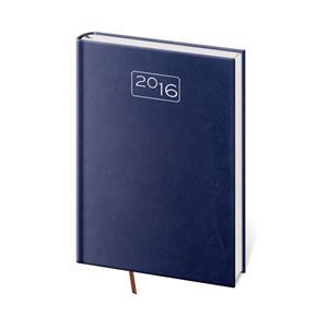 Kalendarz książkowy dzienny A5 Old Karachi 2016 - niebieski