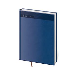 Kalendarz książkowy dzienny A5 Print Classic 2016 - niebieski