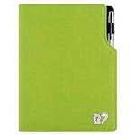 Kalendarz książkowy GEP CRYSTAL tygodniowy A5 2027 polski - jasnozielony