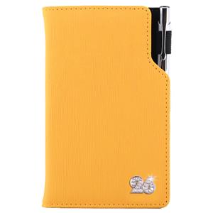 Kalendarz książkowy GEP CRYSTAL tygodniowy kieszonkowy 2026 czeski - mustardowy