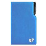 Kalendarz książkowy GEP CRYSTAL tygodniowy kieszonkowy 2027 polski - niebieski