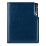 Kalendarz książkowy GEP z długopisem dzienny A5 2027 polski - granatowy