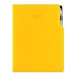 Kalendarz książkowy GEP z długopisem tygodniowy A4 2027 polski - żółty