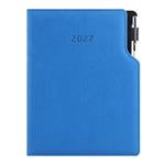 Kalendarz książkowy GEP z długopisem tygodniowy B5 2027 polski - niebieski