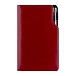 Kalendarz książkowy GEP z długopisem tygodniowy kieszonkowy 2027 polski - bordowy