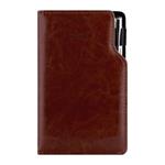 Kalendarz książkowy GEP z długopisem tygodniowy kieszonkowy 2027 polski - brązowy