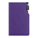 Kalendarz książkowy GEP z długopisem tygodniowy kieszonkowy 2027 polski - fioletowy