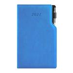 Kalendarz książkowy GEP z długopisem tygodniowy kieszonkowy 2027 polski - niebieski